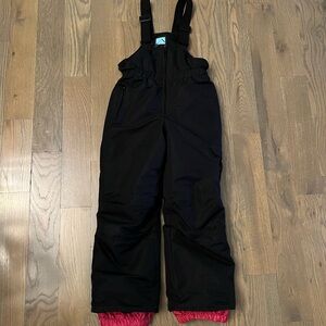 Iceberg Kids Medium black pink Snow Ski Pants suit Overalls